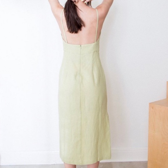 SOLD Paloma Wool Dalini green dress EU 38 US 6 - Picture 2 of 8